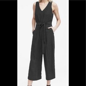 Banana Republic Black polka-dot jumpsuit, size 4
